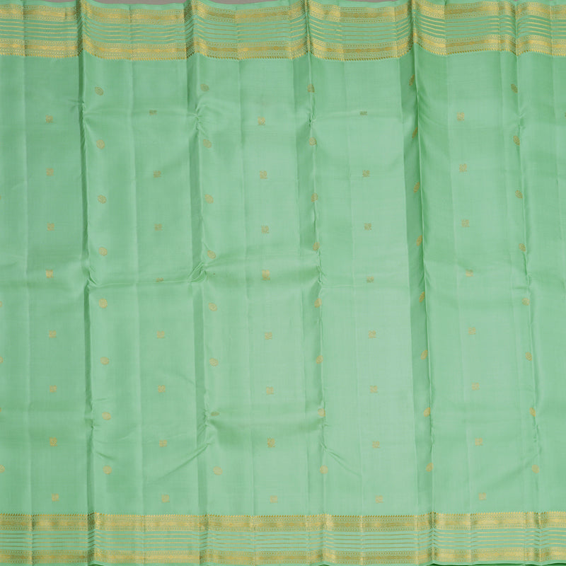 Hayagrivas Handloom Pastel Green Kanjivaram Silk Saree KBF568G5-13
