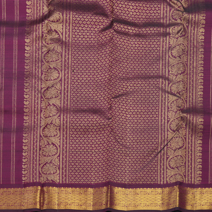 Hayagrivas Handloom Wine Purple Kanjivaram Silk Saree KBF568G5-4