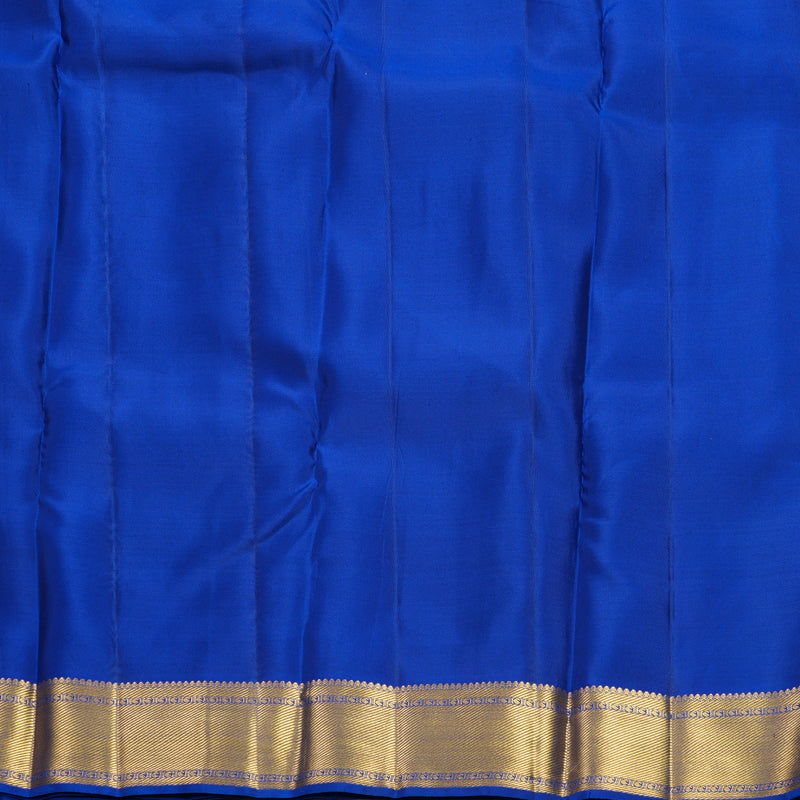 Hayagrivas Handloom Royal Blue Kanjivaram Silk Saree KBF569G1-1