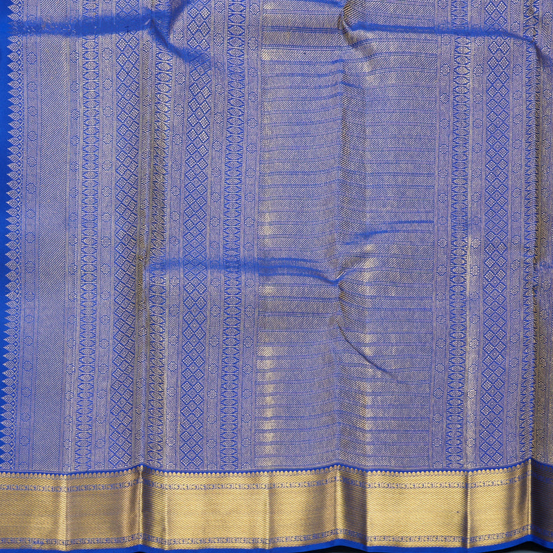 Hayagrivas Handloom Royal Blue Kanjivaram Silk Saree KBF569G1-1
