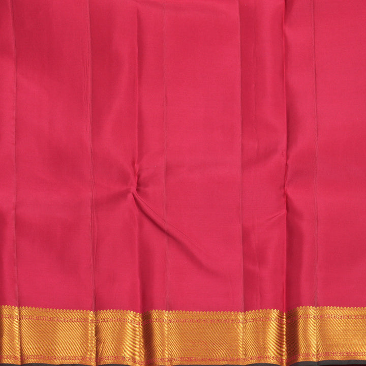Hayagrivas Handloom Pink Kanjivaram Silk Saree KBF569G1-3