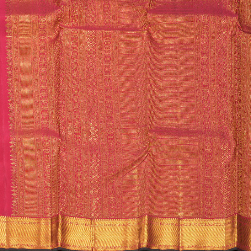 Hayagrivas Handloom Pink Kanjivaram Silk Saree KBF569G1-3