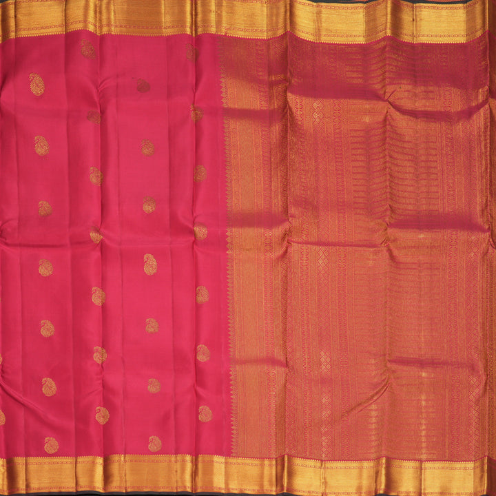Hayagrivas Handloom Pink Kanjivaram Silk Saree KBF569G1-3