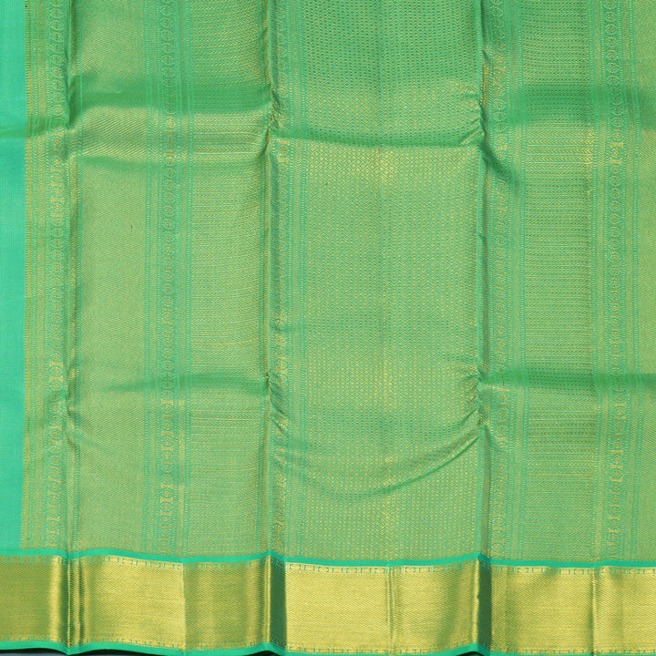 Hayagrivas Handloom Aqua Green Kanjivaram Silk Saree KBF569G13-2
