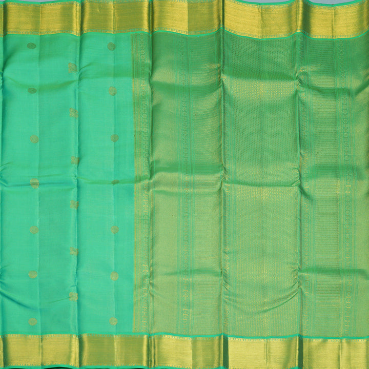 Hayagrivas Handloom Aqua Green Kanjivaram Silk Saree KBF569G13-2