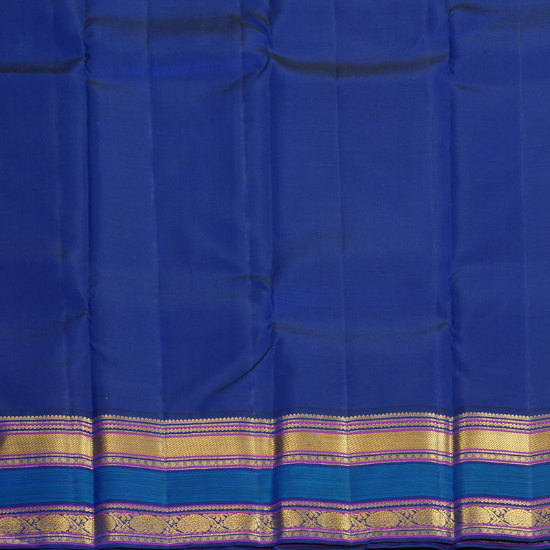 Hayagrivas Handloom Peach Pink Kanjivaram Silk Saree with Mayilkazhuthu Border KBF569G9-1