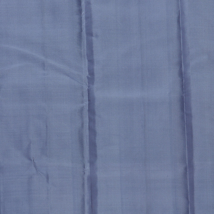 Hayagrivas Handloom Half-White Kanjivaram Silk Saree with Ganga Jamuna Border KBF570G4-2