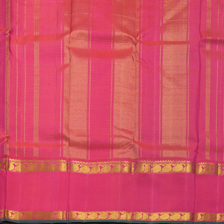 Hayagrivas Handloom Pink Kanjivaram Silk Saree KBF571G1-4