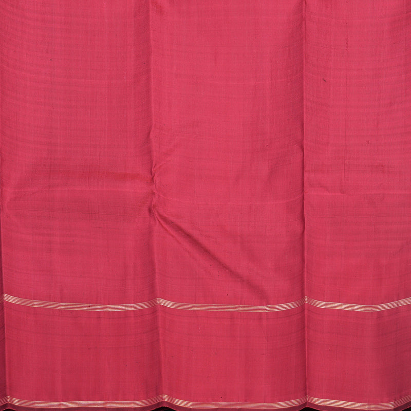 Hayagrivas Handloom Beige &amp; White Checks Kanjivaram Silk Saree KBF573G4-3