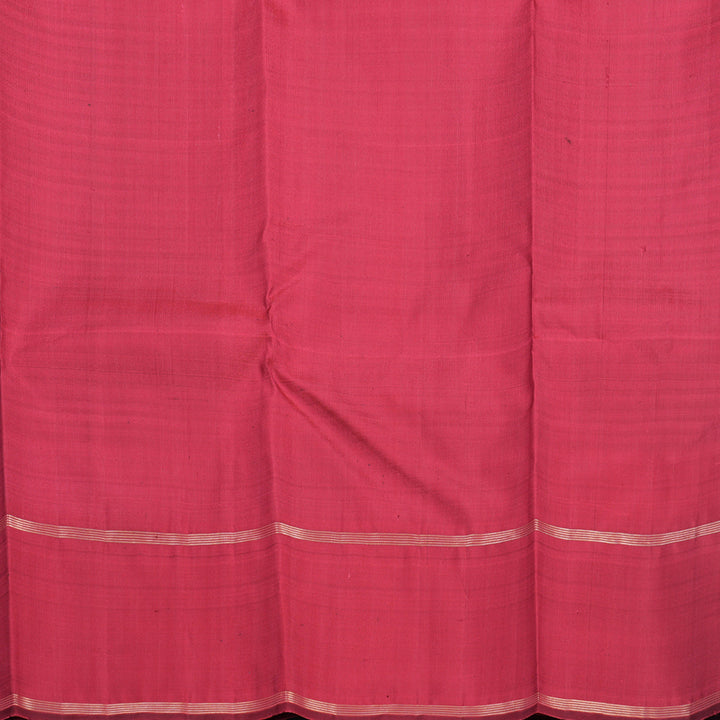 Hayagrivas Handloom Beige &amp; White Checks Kanjivaram Silk Saree KBF573G4-3