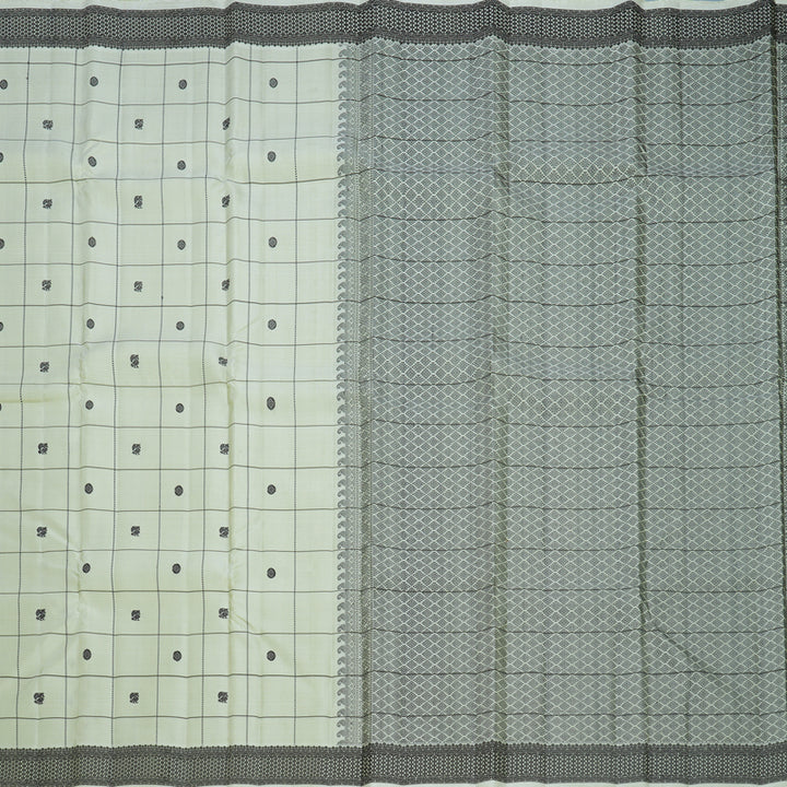 Hayagrivas Handloom Pista Green Kanjivaram Silk Saree KBF579G2-1