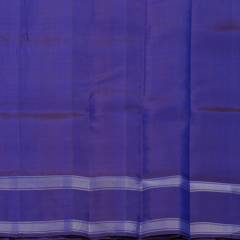Hayagrivas Handloom Light Blue Kanjivaram Silk Saree with Ink Blue Border KBF581G10-7