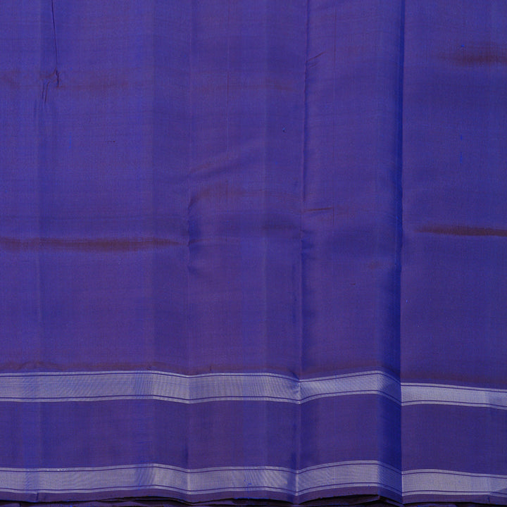 Hayagrivas Handloom Light Blue Kanjivaram Silk Saree with Ink Blue Border KBF581G10-7