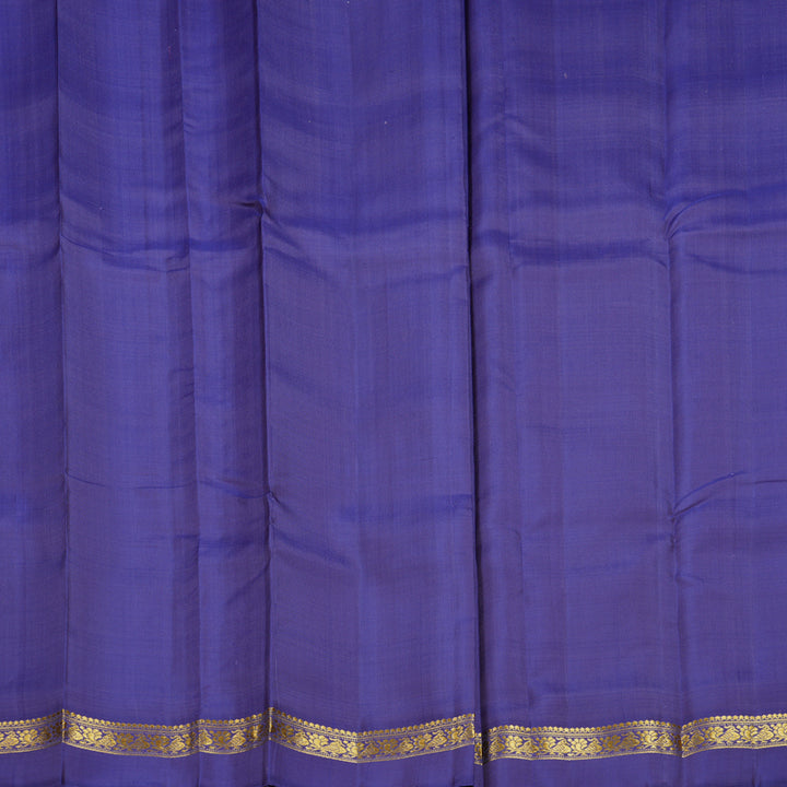 Hayagrivas Handloom Lavender Kanjivaram Silk Saree with Purple Border KBF581G8-4
