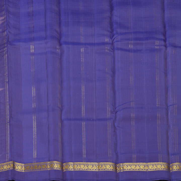 Hayagrivas Handloom Lavender Kanjivaram Silk Saree with Purple Border KBF581G8-4