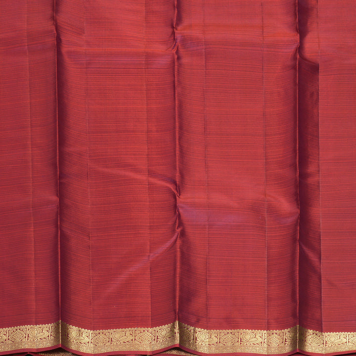 Hayagrivas Handloom Wine Maroon Kanjivaram Silk Saree KBF582G2-18