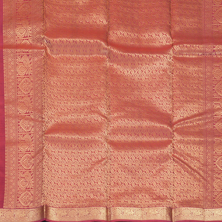 Hayagrivas Handloom Wine Maroon Kanjivaram Silk Saree KBF582G2-18