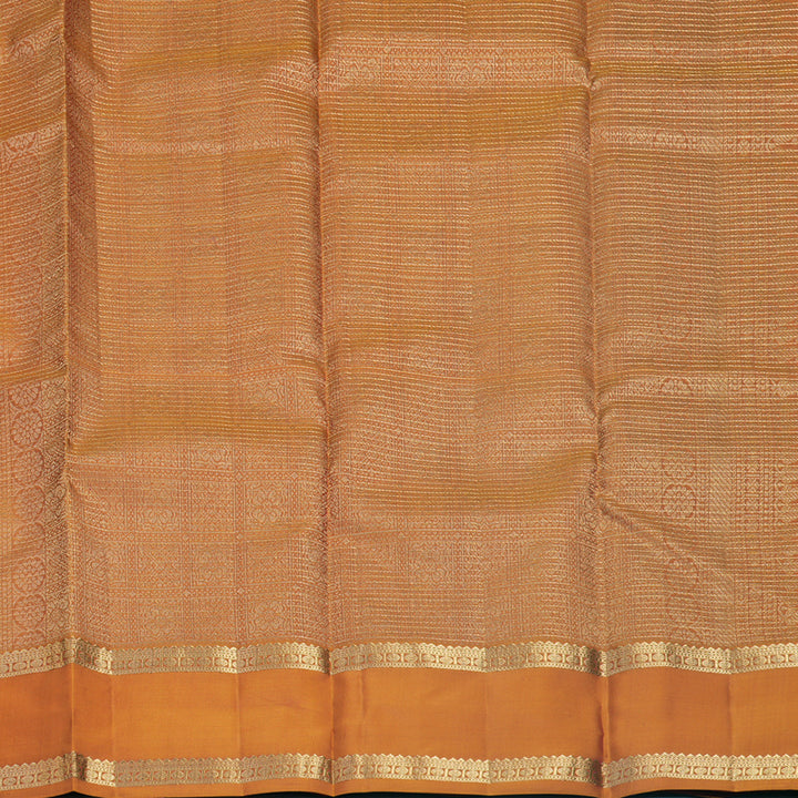 Hayagrivas Handloom Pink Kanjivaram Silk Saree with Orange Border KBF582G7-1