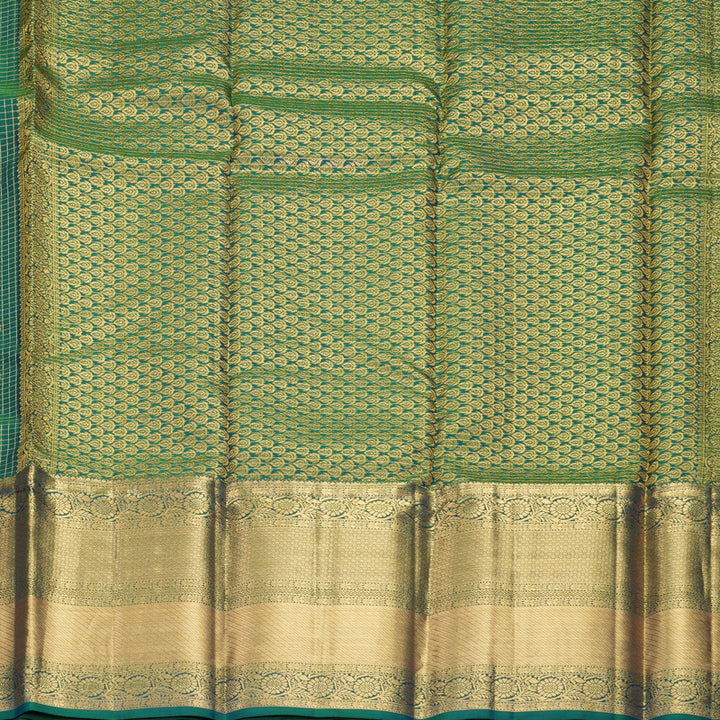 Hayagrivas Handloom Mayilkazhuthu Kanjivaram Silk Saree KBF582G9-11