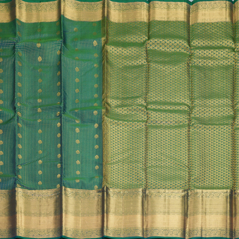 Hayagrivas Handloom Mayilkazhuthu Kanjivaram Silk Saree KBF582G9-11