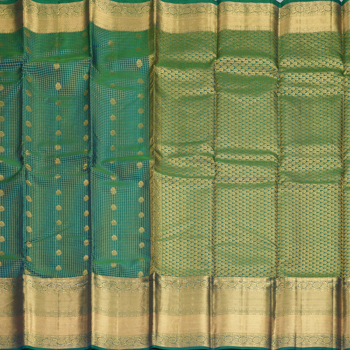 Hayagrivas Handloom Mayilkazhuthu Kanjivaram Silk Saree KBF582G9-11