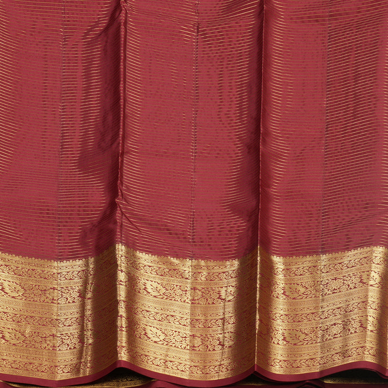 Hayagrivas Handloom Maroon Kanjivaram Silk Saree KBF582G9-7