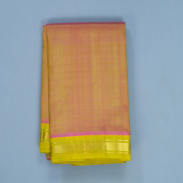 Hayagrivas Handloom Dual Tone (Pink & Lime Green) Kanjivaram Silk Saree KBF584G7-19