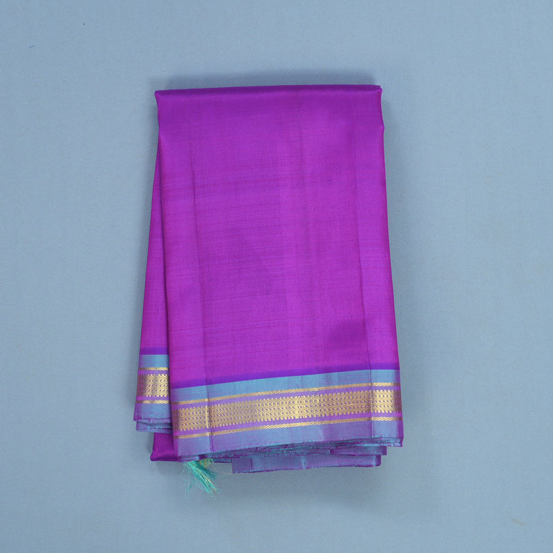 Hayagrivas Handloom Purple Kanjivaram Silk Saree KBF584G7-2