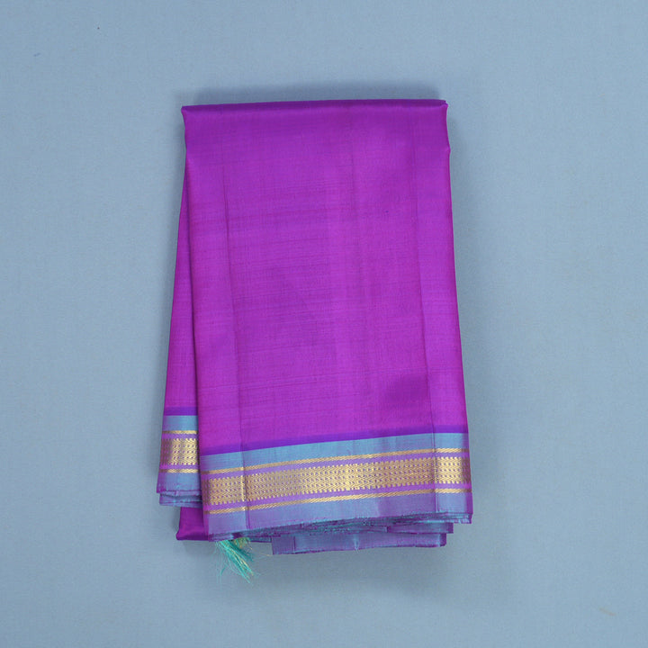 Hayagrivas Handloom Purple Kanjivaram Silk Saree KBF584G7-2