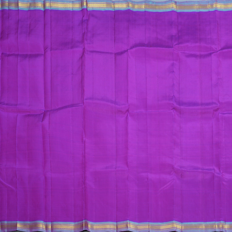 Hayagrivas Handloom Purple Kanjivaram Silk Saree KBF584G7-2