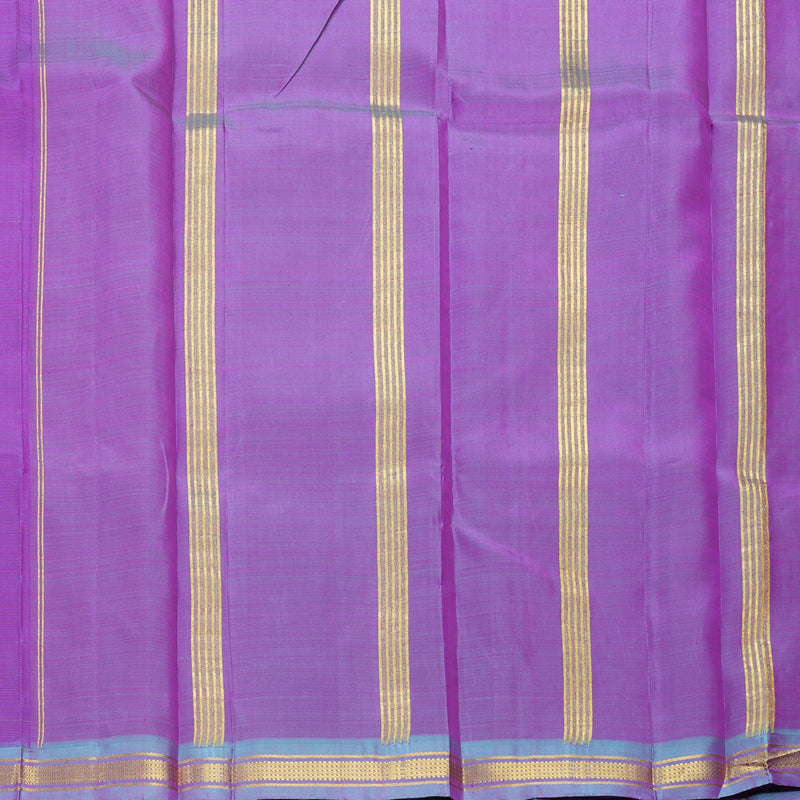 Hayagrivas Handloom Purple Kanjivaram Silk Saree KBF584G7-2