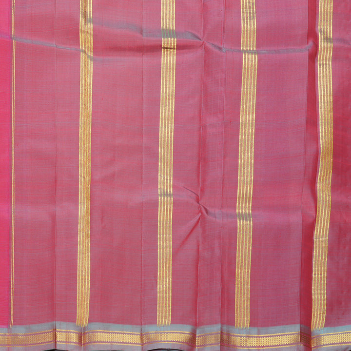 Hayagrivas Handloom Fuchsia Pink Kanjivaram Silk Saree KBF584G7-7