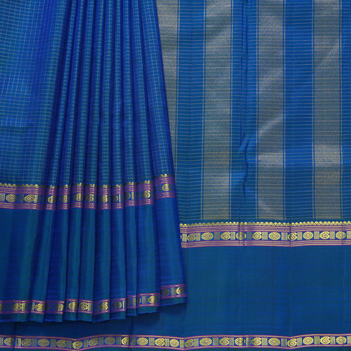 Hayagrivas Handloom Mayilkazhuthu Kanjivaram Silk Saree KBF590G1-1