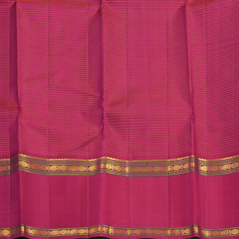 Hayagrivas Handloom Purple Kanjivaram Silk Saree with Ganga Jamuna Border KBF590G1-2