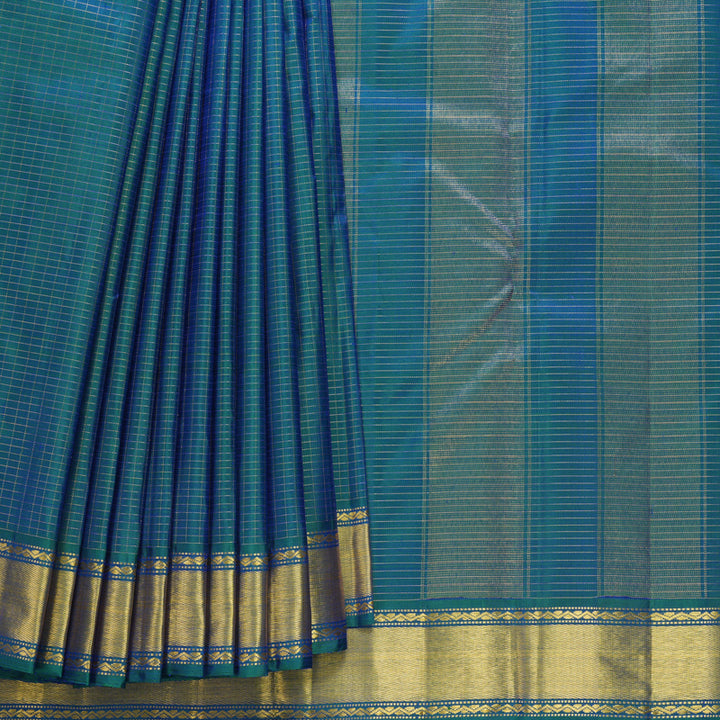 Hayagrivas Handloom Mayilkazhuthu Kanjivaram Silk Saree KBF590G2-1