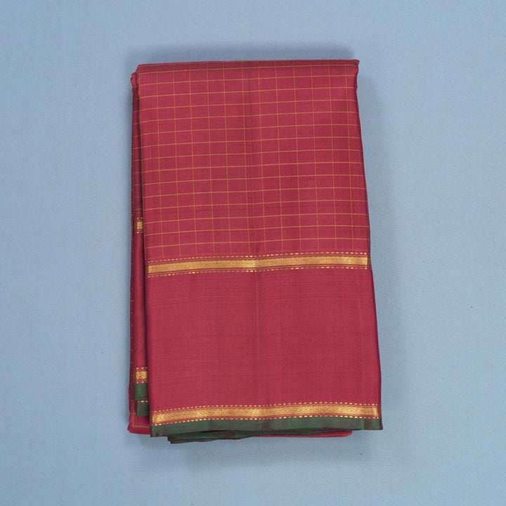 Hayagrivas Handloom Maroon Kanjivaram Silk Saree KBF590G2-2