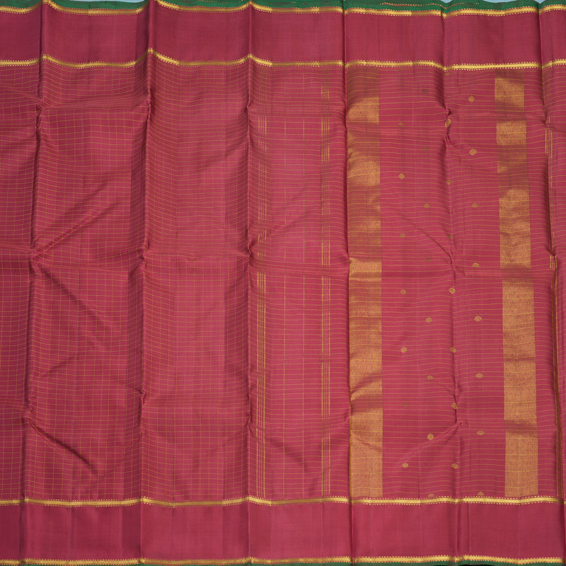 Hayagrivas Handloom Maroon Kanjivaram Silk Saree KBF590G2-2