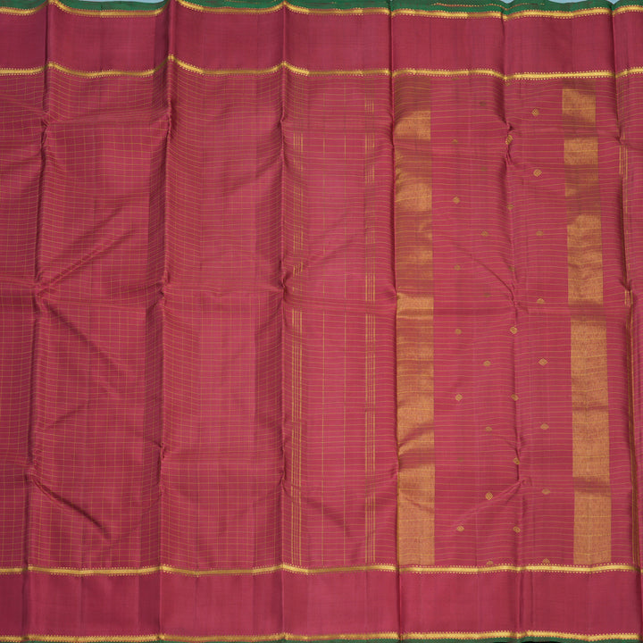 Hayagrivas Handloom Maroon Kanjivaram Silk Saree KBF590G2-2