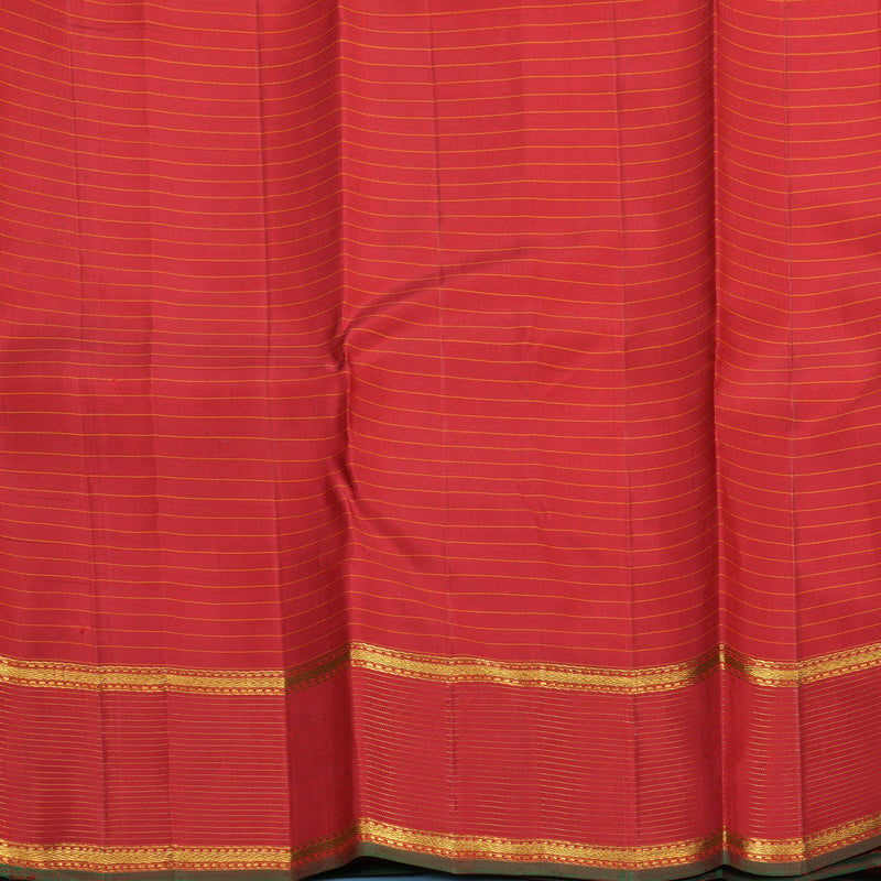 Hayagrivas Handloom Red Kanjivaram Silk Saree KBF590G2-3