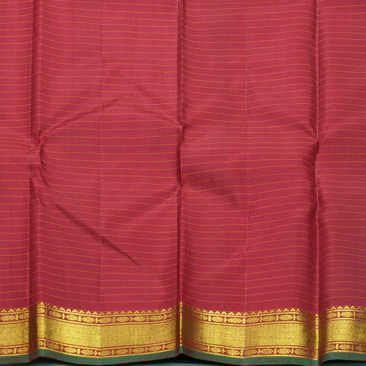 Hayagrivas Handloom Maroon Kanjivaram Silk Saree KBF590G2-4