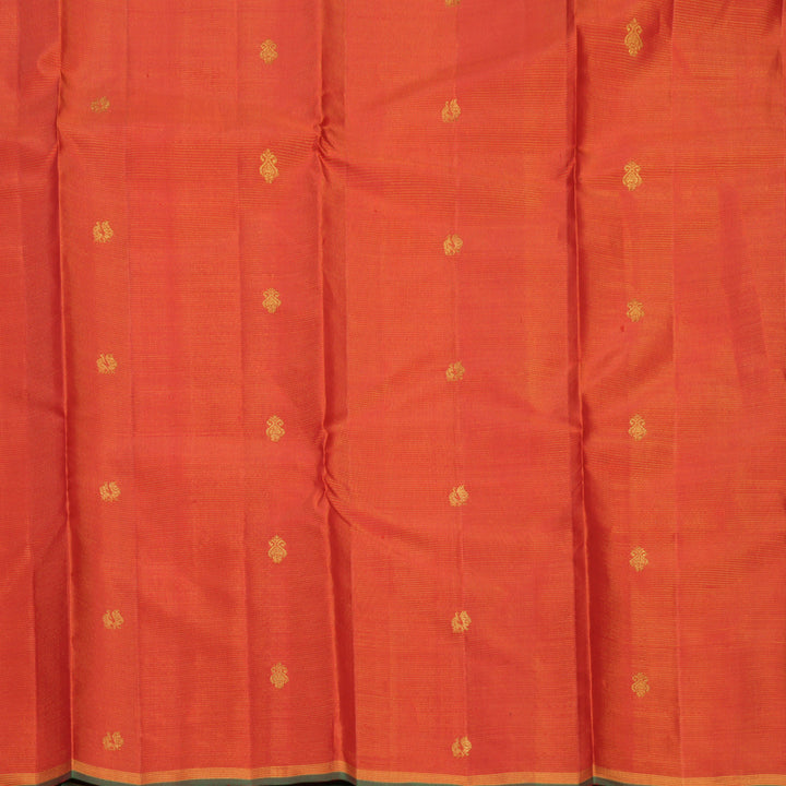 Hayagrivas Handloom Red Kanjivaram Silk Saree with Manthalir Selvedge Border KBF590G8-1