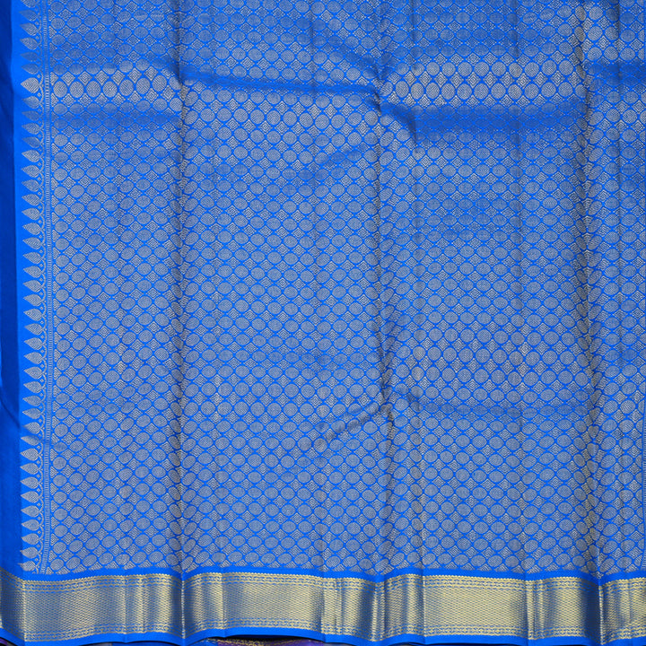 Hayagrivas Handloom Multicolour Checks Kanjivaram Silk Saree KBF592G1-2