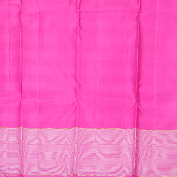 Hayagrivas Handloom Pink &amp; White (Zasa Zasa Checks) Kanjivaram Silk Saree KBF593G4-1