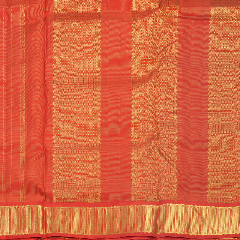 Hayagrivas Handloom Dark Green Ten Yards Silk Saree KBF596G12-1