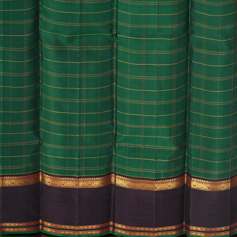 Hayagrivas Handloom Deep Jamun Kanjivaram Silk Saree KBF597G3-1