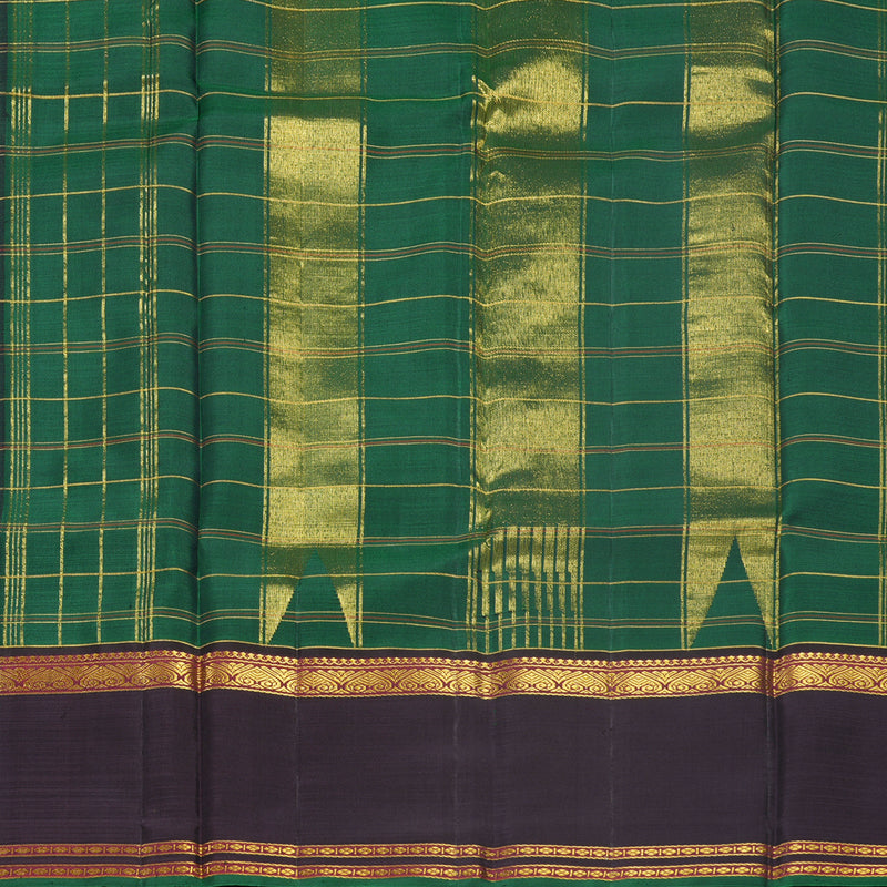 Hayagrivas Handloom Deep Jamun Kanjivaram Silk Saree KBF597G3-1