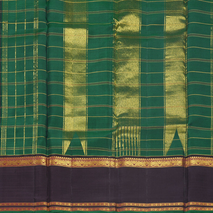 Hayagrivas Handloom Deep Jamun Kanjivaram Silk Saree KBF597G3-1