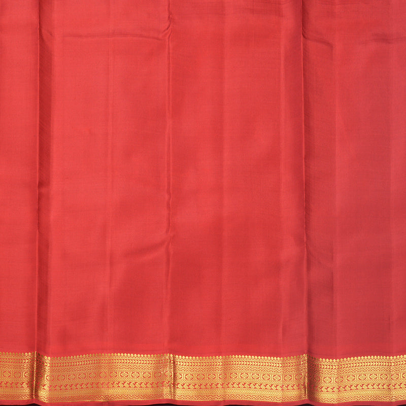 Hayagrivas Handloom MS Blue Kanjivaram Silk Saree with Red Border KBF598G1-1