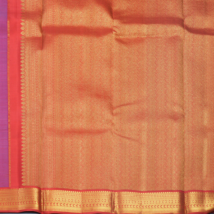 Hayagrivas Handloom MS Blue Kanjivaram Silk Saree with Red Border KBF598G1-1