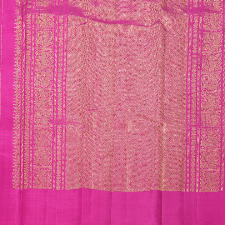 Hayagrivas Handloom Multicolour Checks Kanjivaram Silk Saree KBF599G2-1